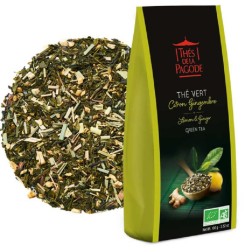 Thé vert citron gingembre bio 100gr