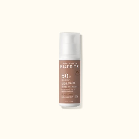 Crème solaire teintée SPF50 dorée 50ml