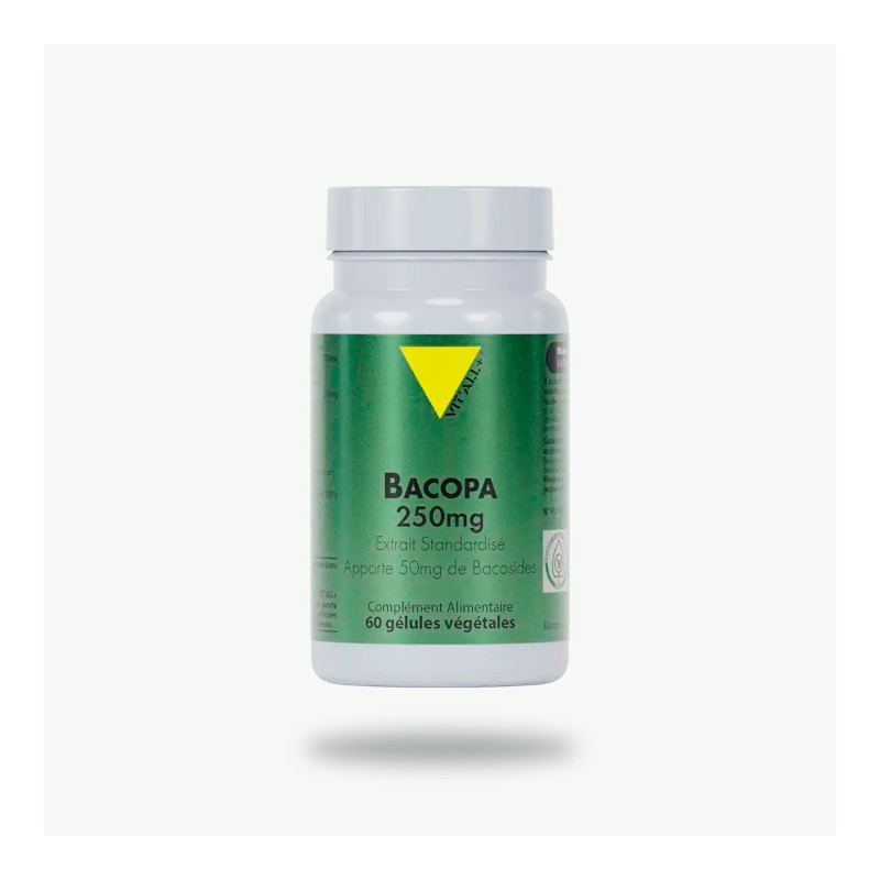 Bacopa Monnieri 250mg extrait standardisé 60 gélules