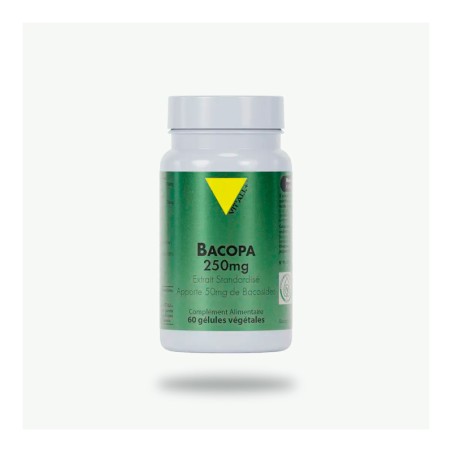 Bacopa Monnieri 250mg extrait standardisé 60 gélules