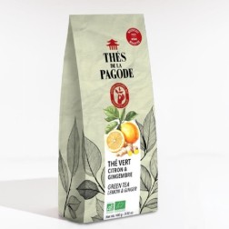 Thé vert citron gingembre bio 100gr