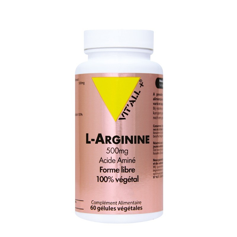 L-Arginine 500mg 60 gélules