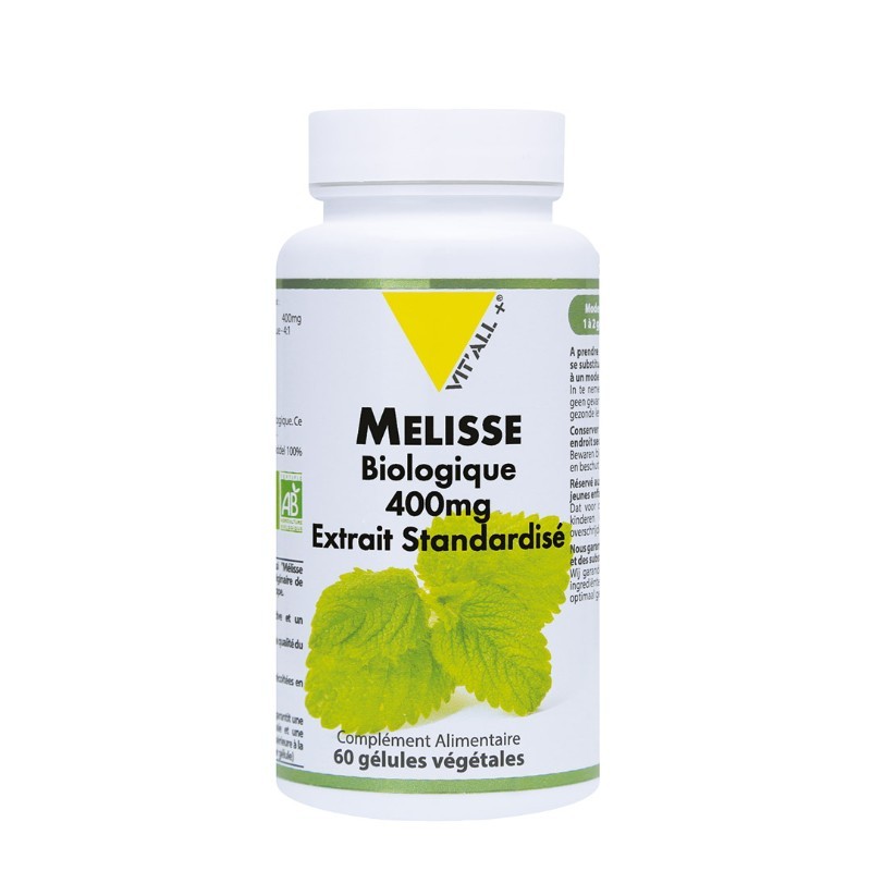 Melisse Bio 400mg 60 gélules Melisse Bio 400mg 60 gélules
