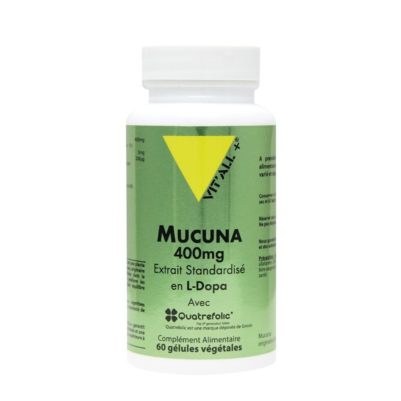 Mucuna 400mg 60 Gélules Mucuna 400mg 60 Gélules