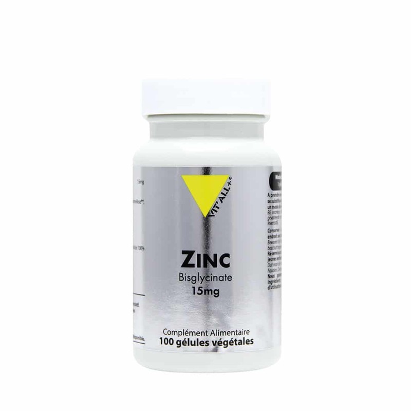 Zinc Bisglycinate 15mg 100 gélules