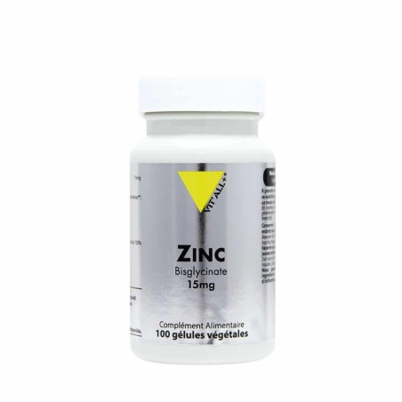 Zinc bisglycinate 15mg 100 gelules