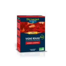 Vigne rouge 20 ampoules bio
