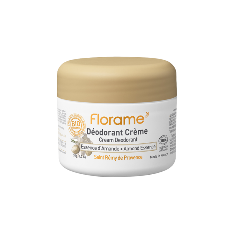 Déodorant crème essence d'amande 50g Cosmos