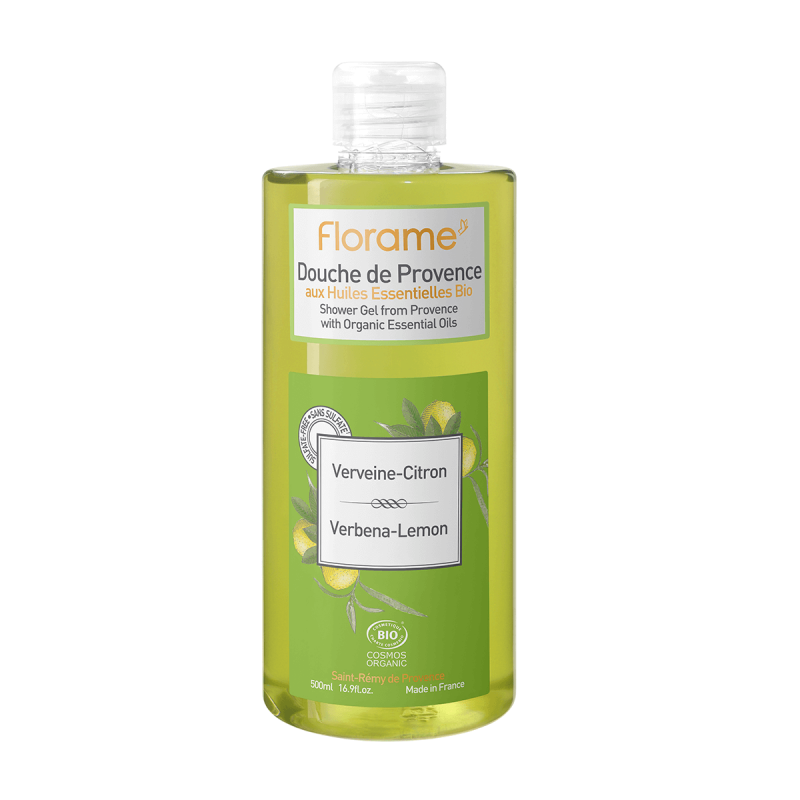 Gel douche verveine citron 500ml Cosmos Gel douche verveine citron 500ml Cosmos