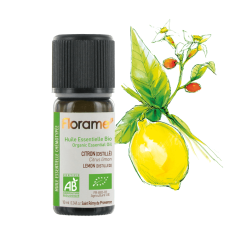 Huile essentielle citron distille bio 10ml