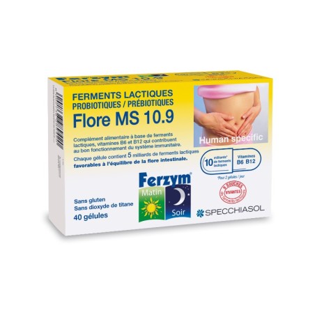 Ferzym flore ms 40 gelules